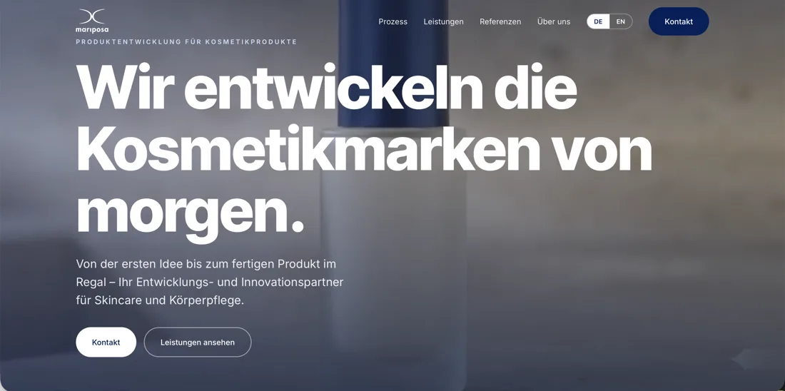 Website von Mariposa